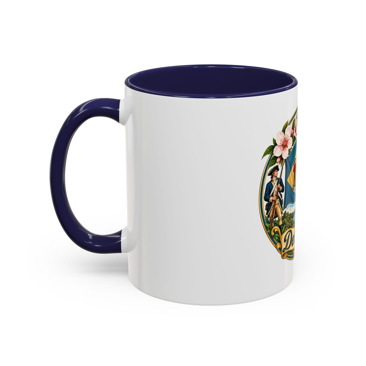 Delaware State Seal Accent Coffee Mug – 11/15oz