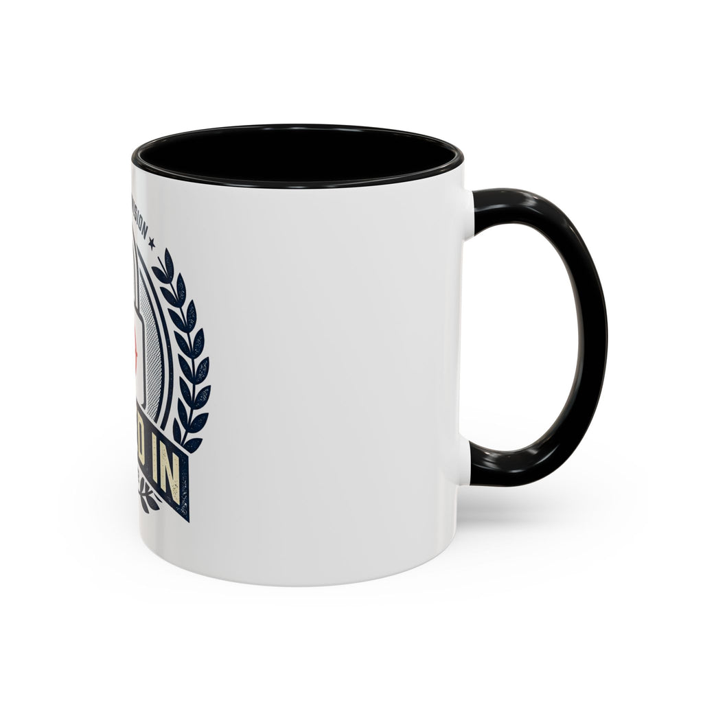 Locked In Accent Coffee Mug — 'Locked In' Motivational Ceramic Mug (11/15 oz)