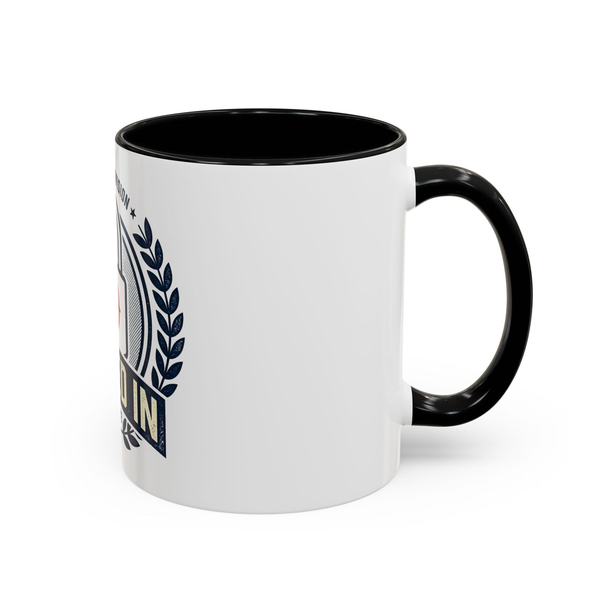Locked In Accent Coffee Mug — 'Locked In' Motivational Ceramic Mug (11/15 oz)