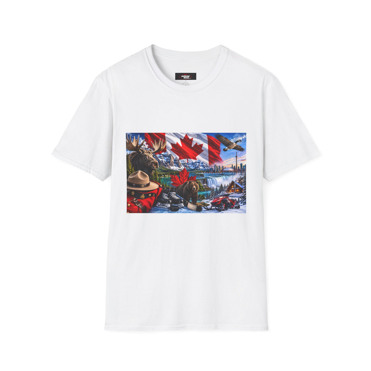 Canada Pride T-Shirt – Maple Leaf Landscape Graphic Tee