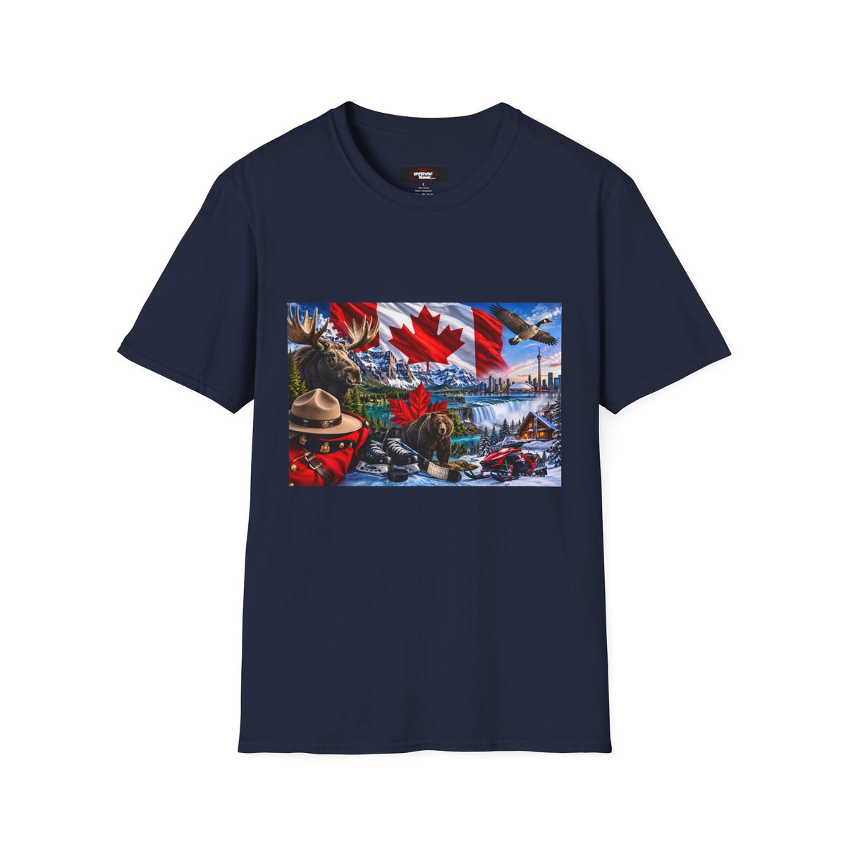 Canada Pride T-Shirt – Maple Leaf Landscape Graphic Tee
