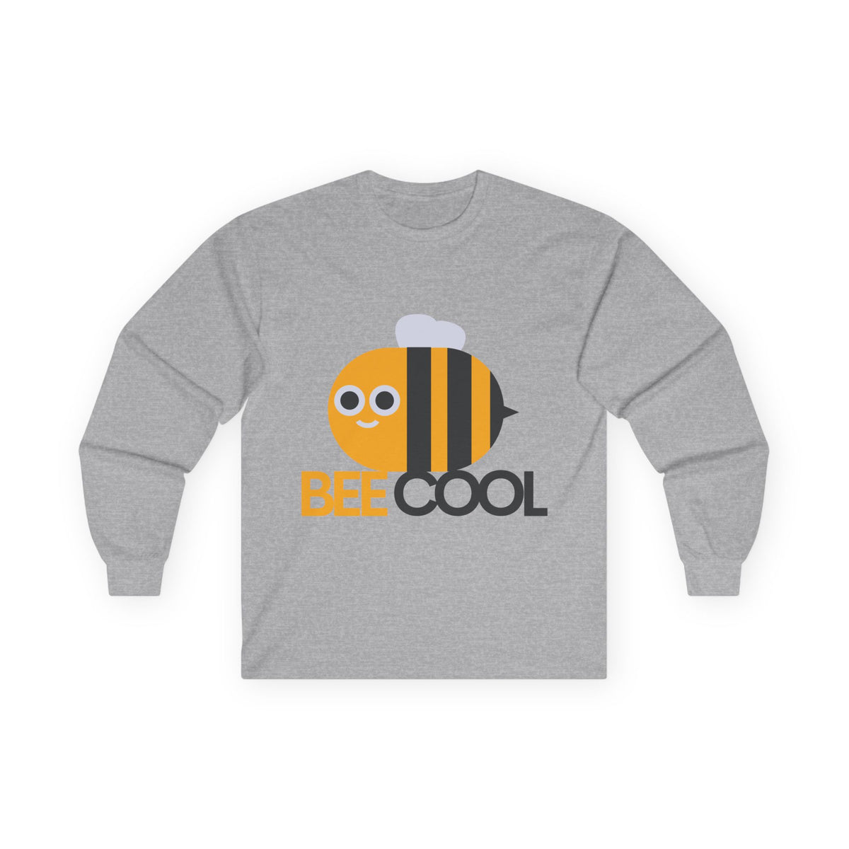 Bee Cool Long Sleeve Tee — Cute Bumblebee Graphic Shirt