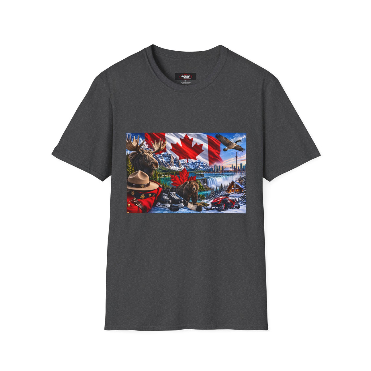 Canada Pride T-Shirt – Maple Leaf Landscape Graphic Tee