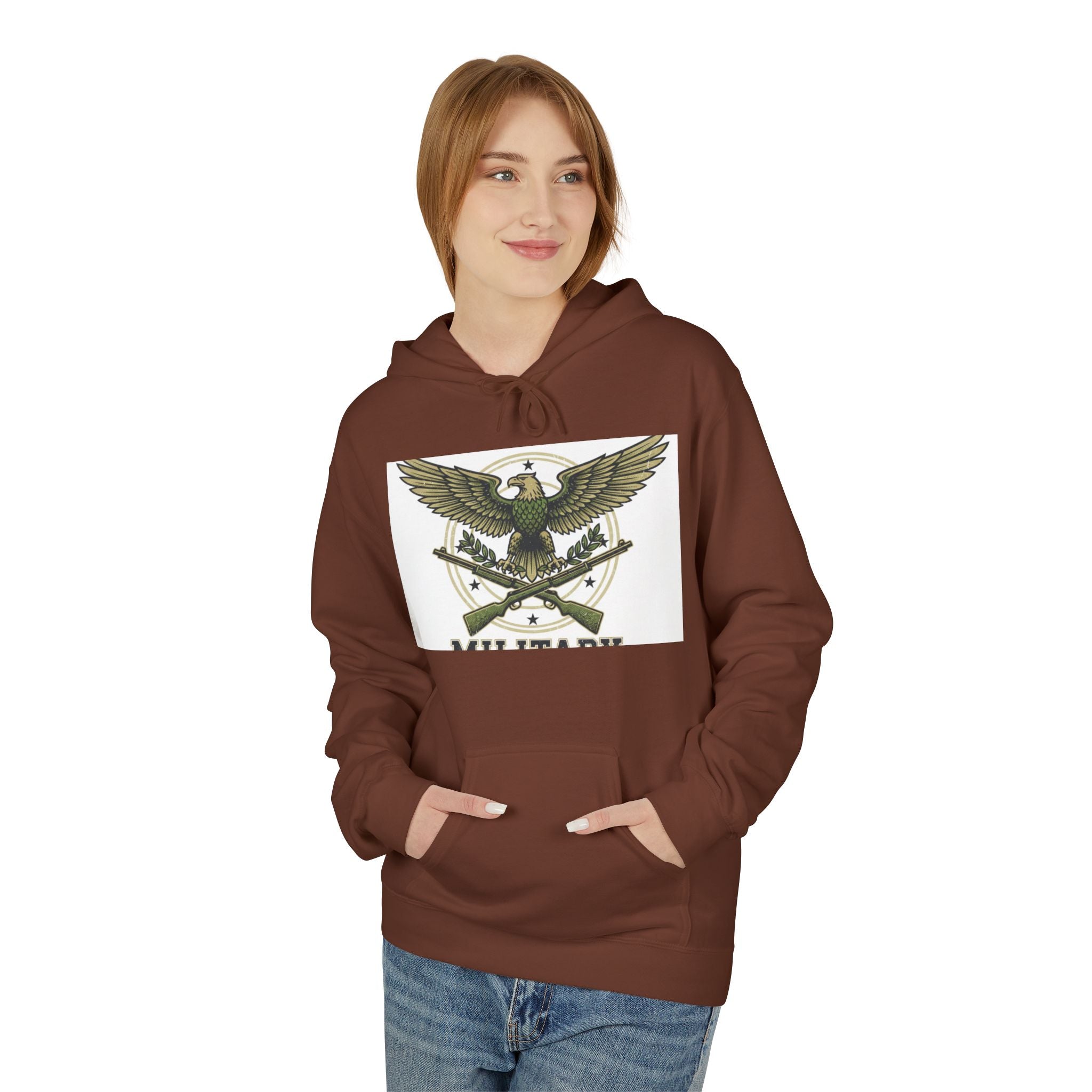 Military Hoodie — Tactical Camouflage Fleece