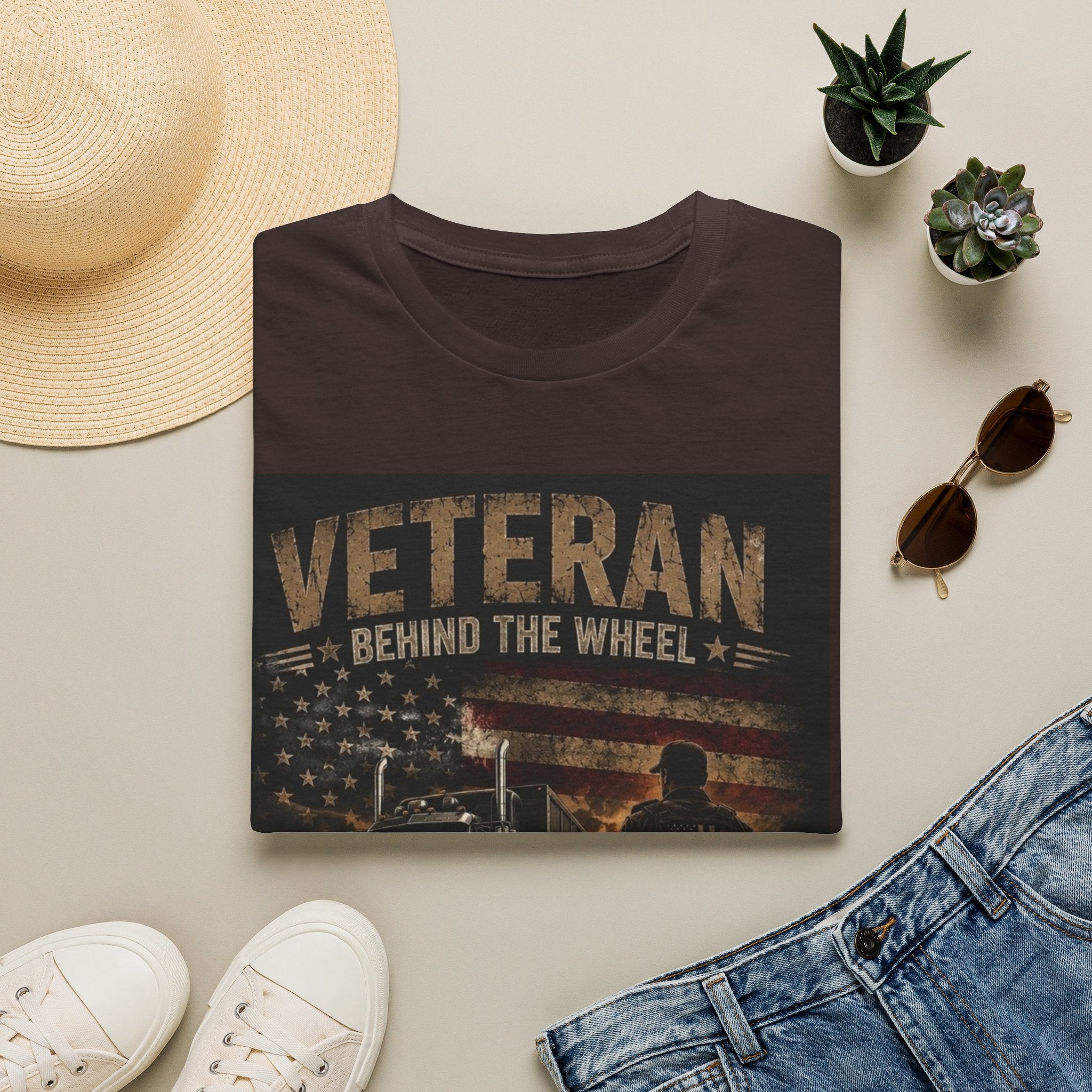 Veteran Behind the Wheel T-Shirt