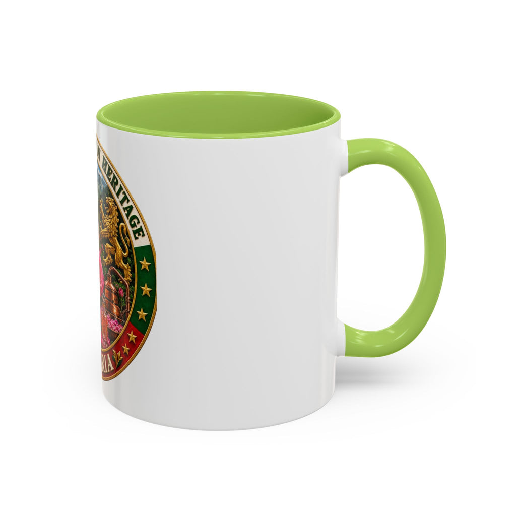 Bulgaria Pride Coffee Mug — 'Proud Bulgarian Heritage' Accent Ceramic Mug (11/15oz)