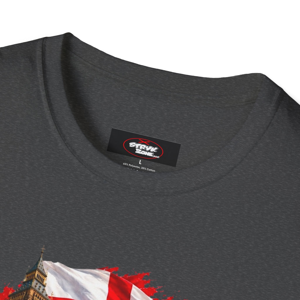England Collage T‑Shirt — London Icons & St. George’s Flag Design