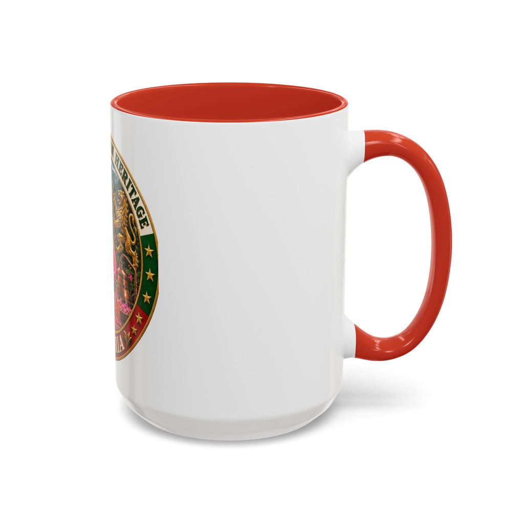 Bulgaria Pride Coffee Mug — 'Proud Bulgarian Heritage' Accent Ceramic Mug (11/15oz)