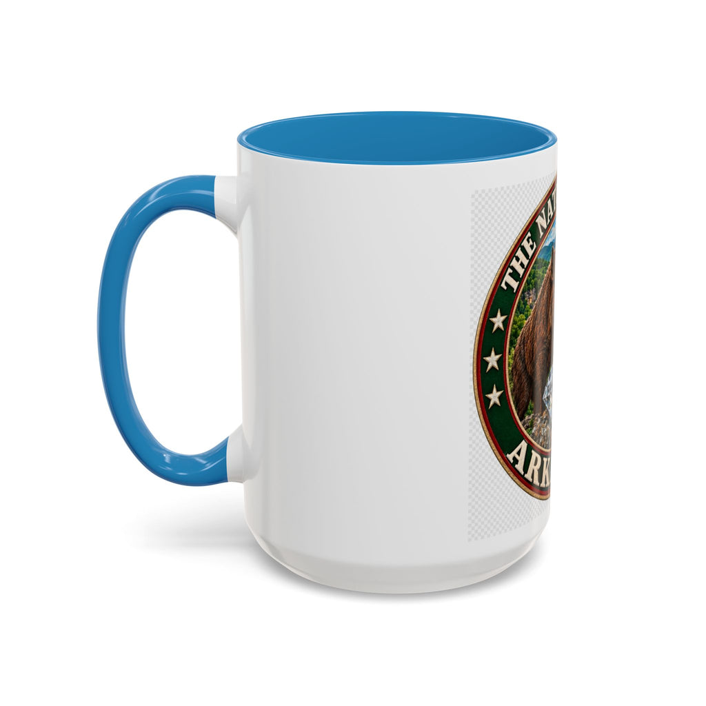 Arkansas State Mug - "The Natural State" Wild Boar, Diamond & Apple Blossom Coffee Cup (11/15oz)
