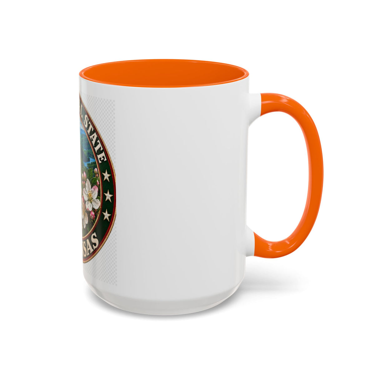 Arkansas State Mug - "The Natural State" Wild Boar, Diamond & Apple Blossom Coffee Cup (11/15oz)