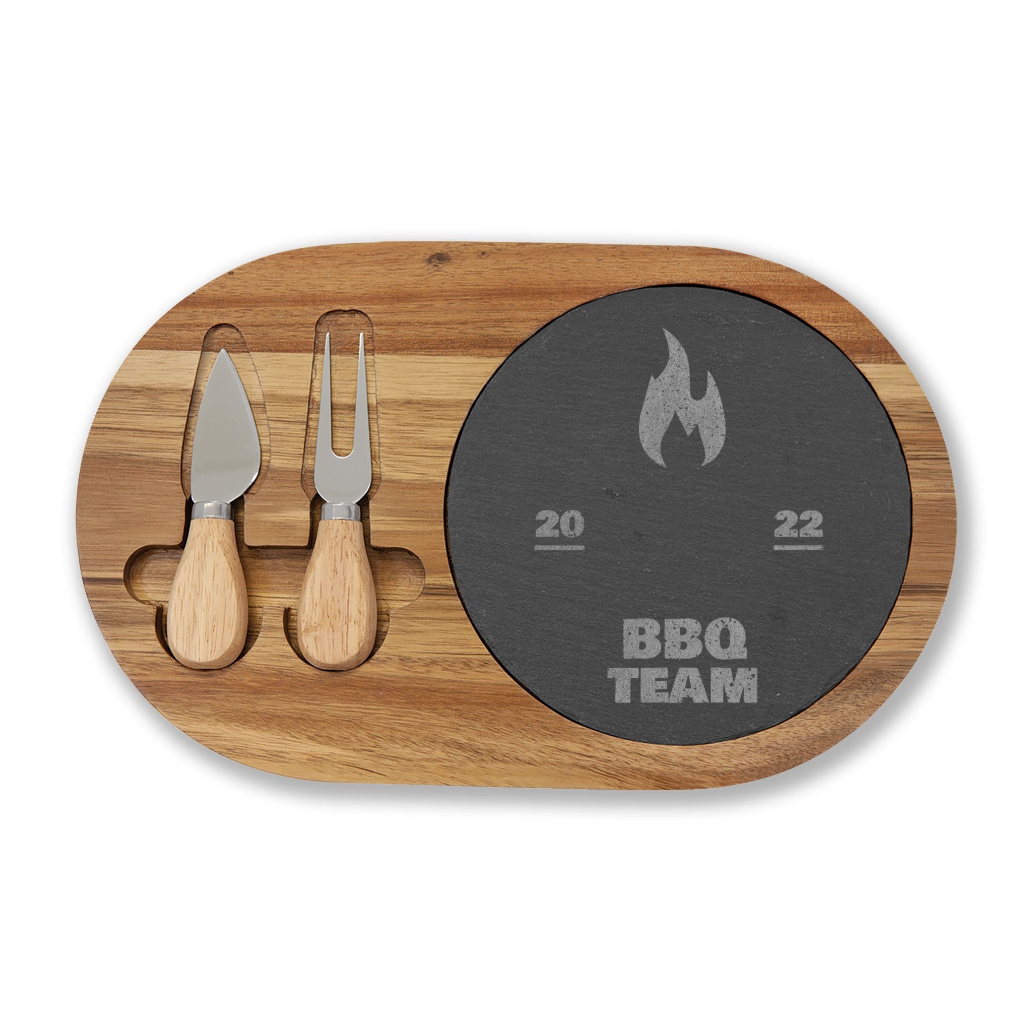 Engraved Charcuterie Board — Personalized Wood Serving Platter