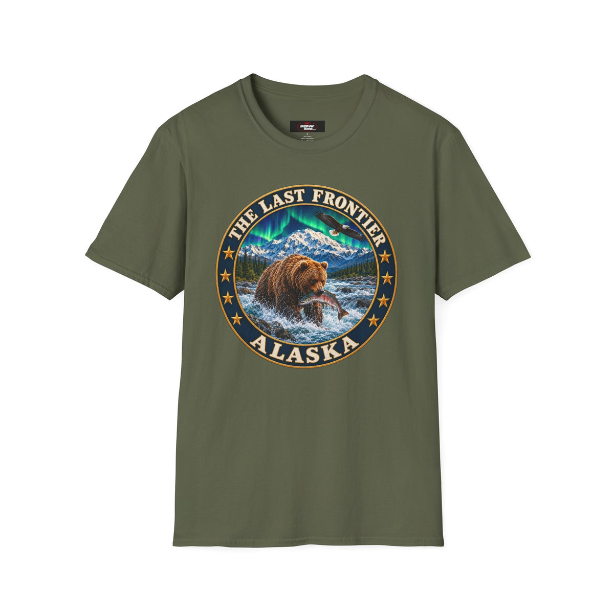 Alaska Bear T-Shirt — "The Last Frontier" Wilderness Graphic Tee