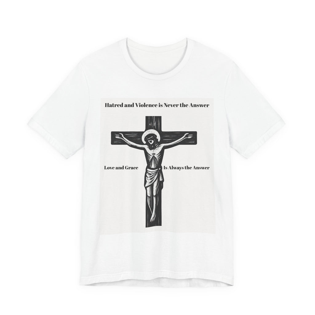 Christian faith T-shirt with Jesus crucifix graphic