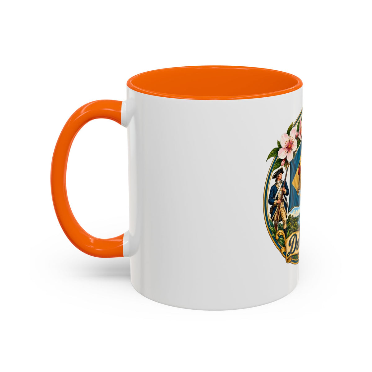 Delaware State Seal Accent Coffee Mug – 11/15oz
