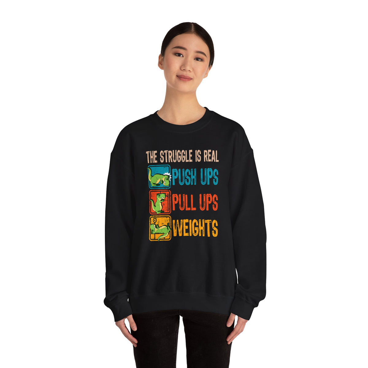 Retro Gym Grit Crewneck