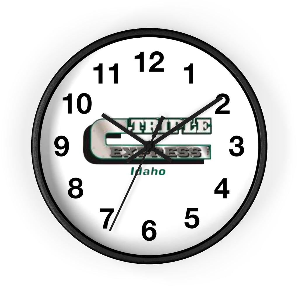 Wall Clock — Granite Express Idaho Logo Clock