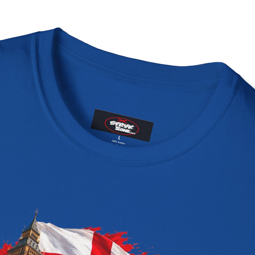 England Collage T‑Shirt — London Icons & St. George’s Flag Design