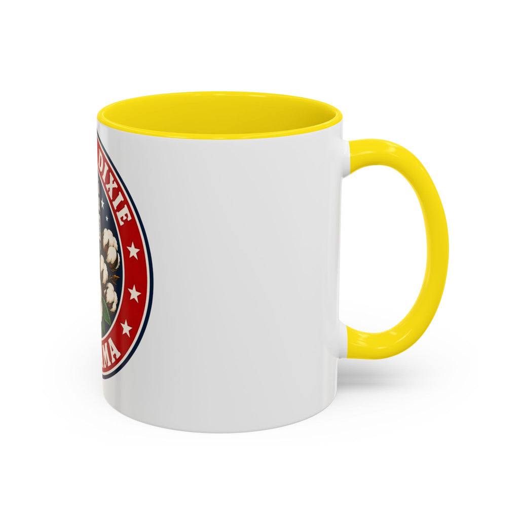 Alabama 'Heart of Dixie' Accent Coffee Mug — Magnolia & Yellowhammer State Pride