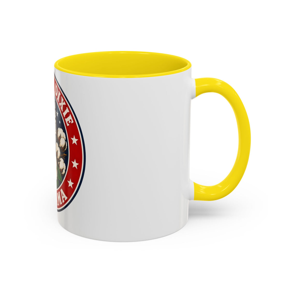 Alabama 'Heart of Dixie' Accent Coffee Mug — Magnolia & Yellowhammer State Pride