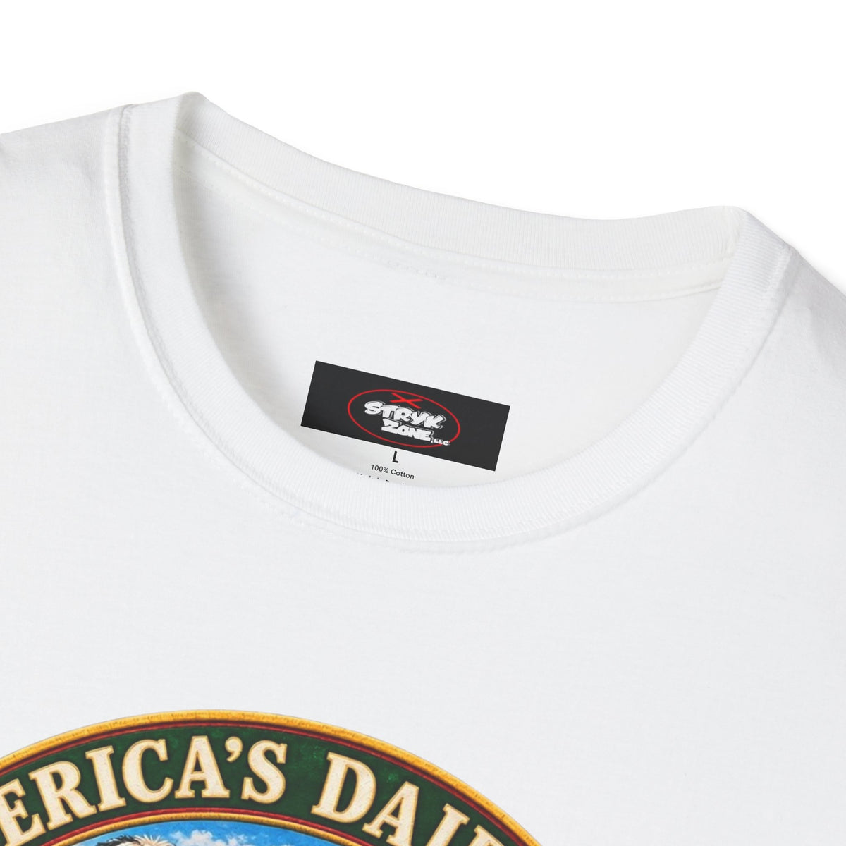 Wisconsin America’s Dairyland T-Shirt — Vintage State Badge Tee