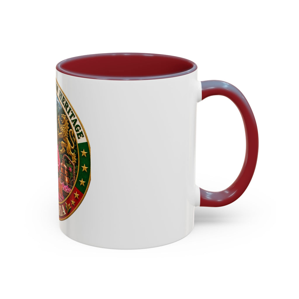 Bulgaria Pride Coffee Mug — 'Proud Bulgarian Heritage' Accent Ceramic Mug (11/15oz)