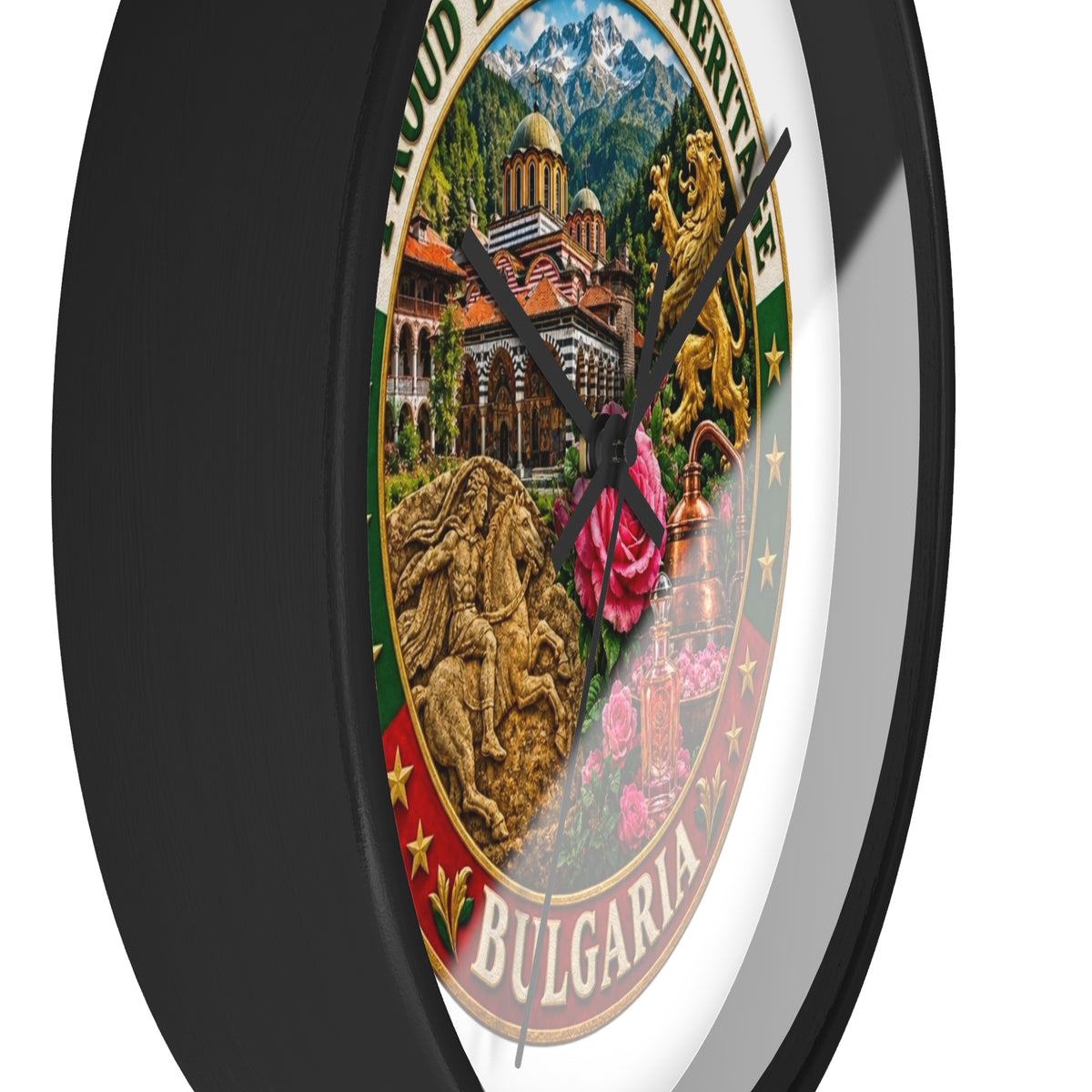 Bulgaria Wall Clock — Proud Bulgarian Heritage Decorative Clock