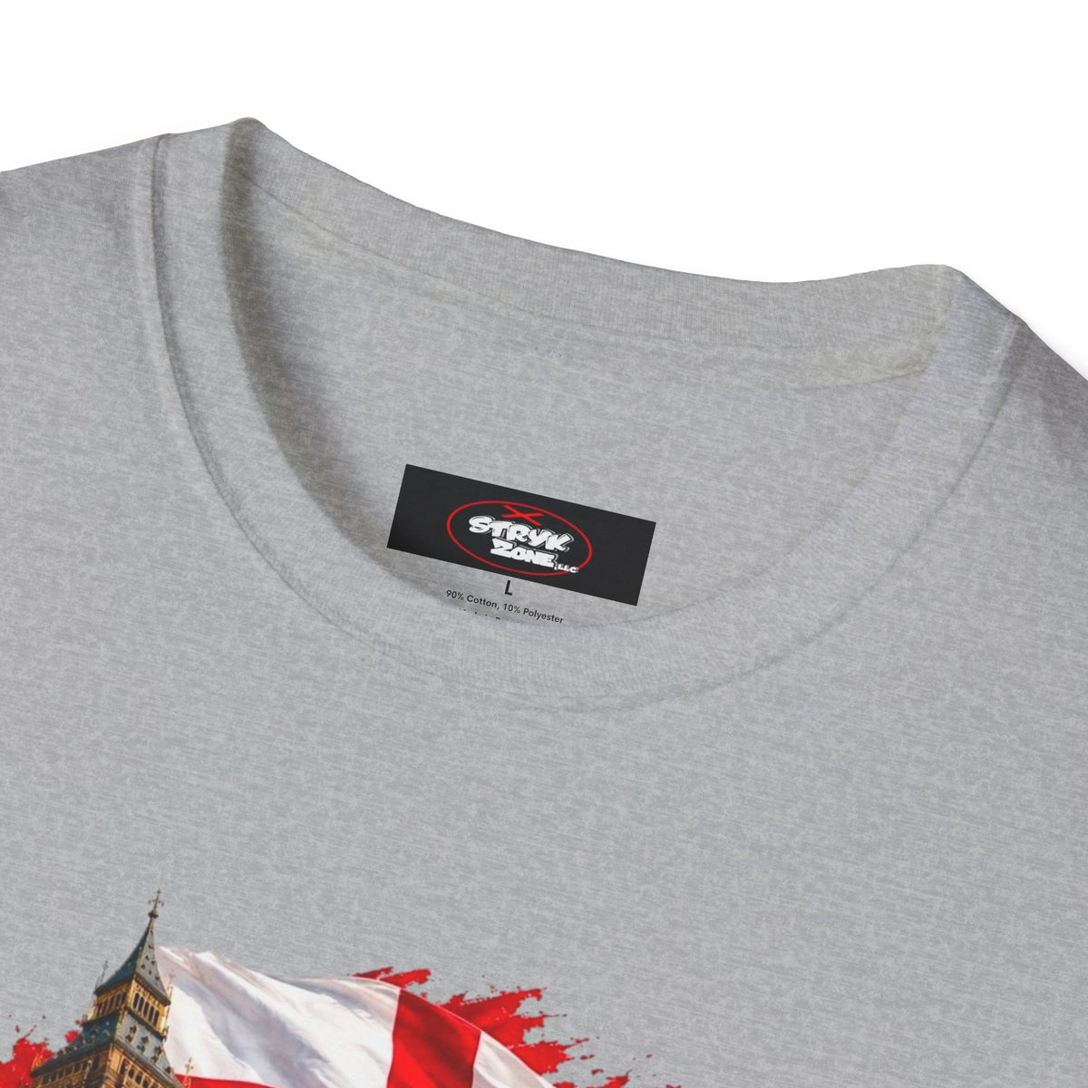 England Collage T‑Shirt — London Icons & St. George’s Flag Design
