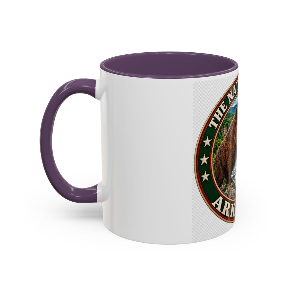 Arkansas State Mug - "The Natural State" Wild Boar, Diamond & Apple Blossom Coffee Cup (11/15oz)