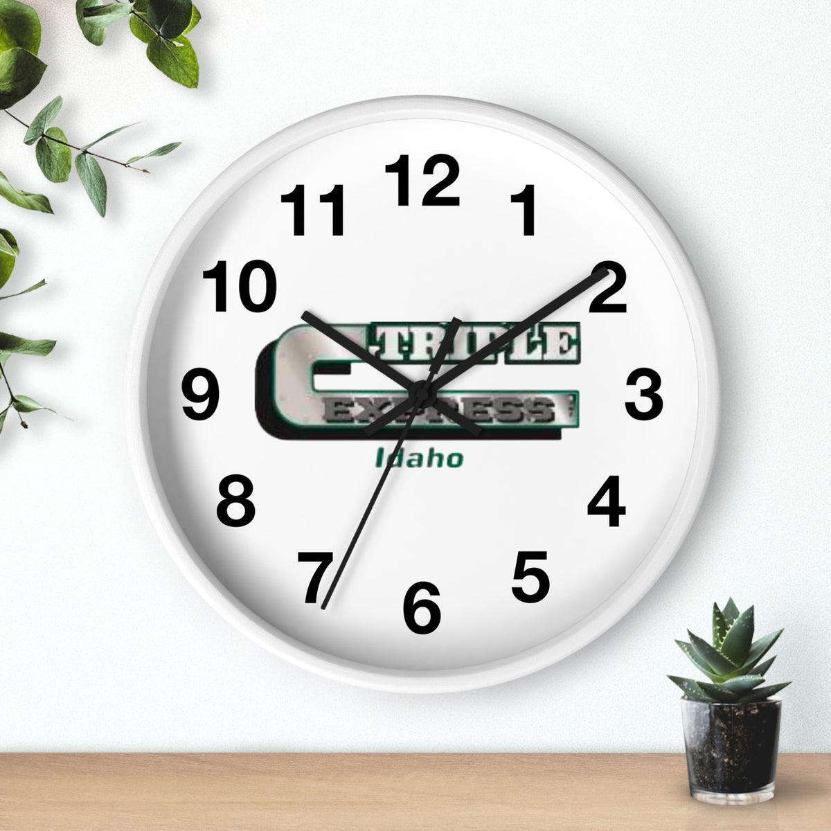Wall Clock — Granite Express Idaho Logo Clock