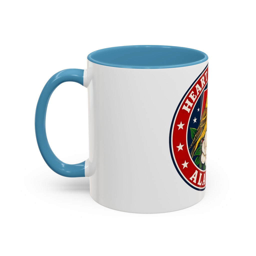 Alabama 'Heart of Dixie' Accent Coffee Mug — Magnolia & Yellowhammer State Pride