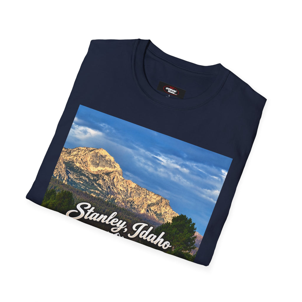 Stanley Idaho Scenic T-Shirt — Vintage Mountain Photo Tee