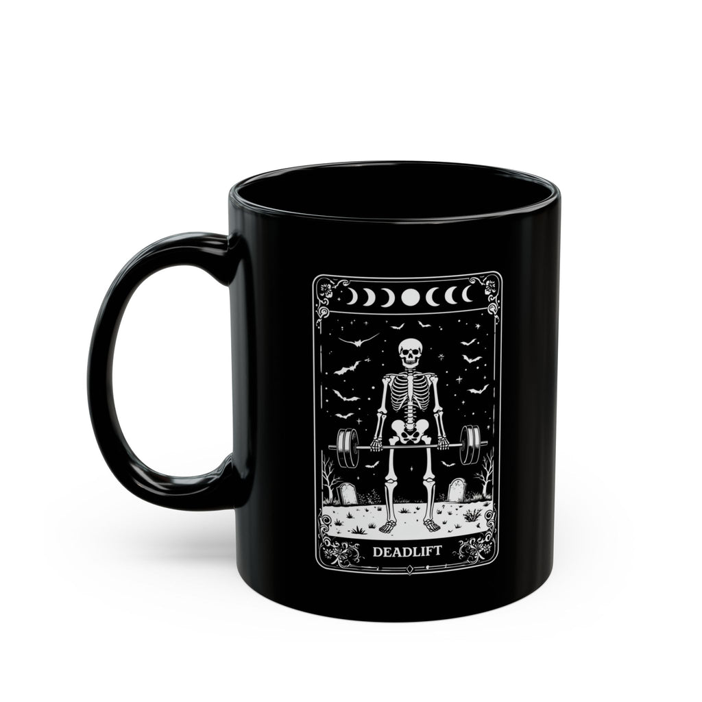 Power-Up Deadlift Skeleton Mug