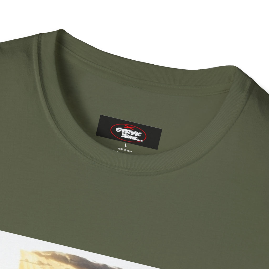 Italian Landmarks & Cuisine T-Shirt — Pizza, Colosseum & Flag Graphic