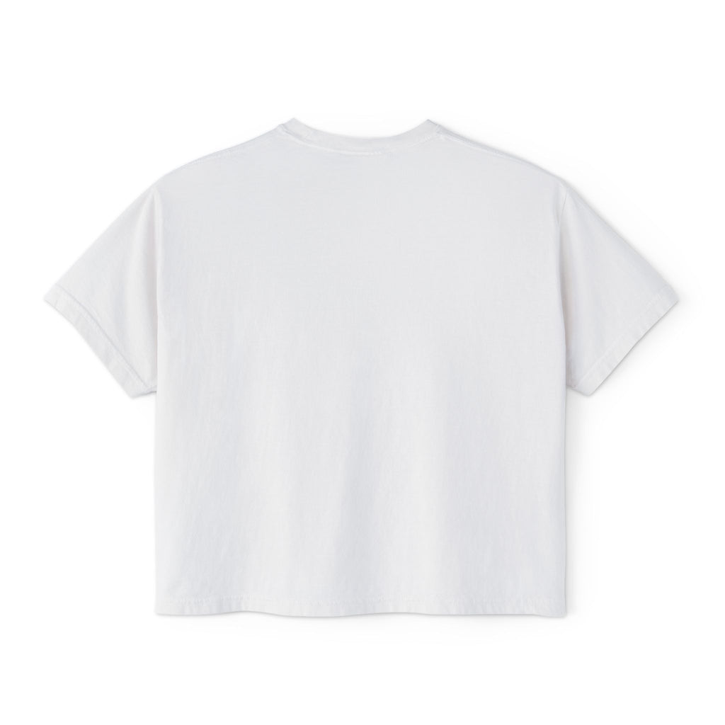 Cute Bulldog Hearts Boxy Tee