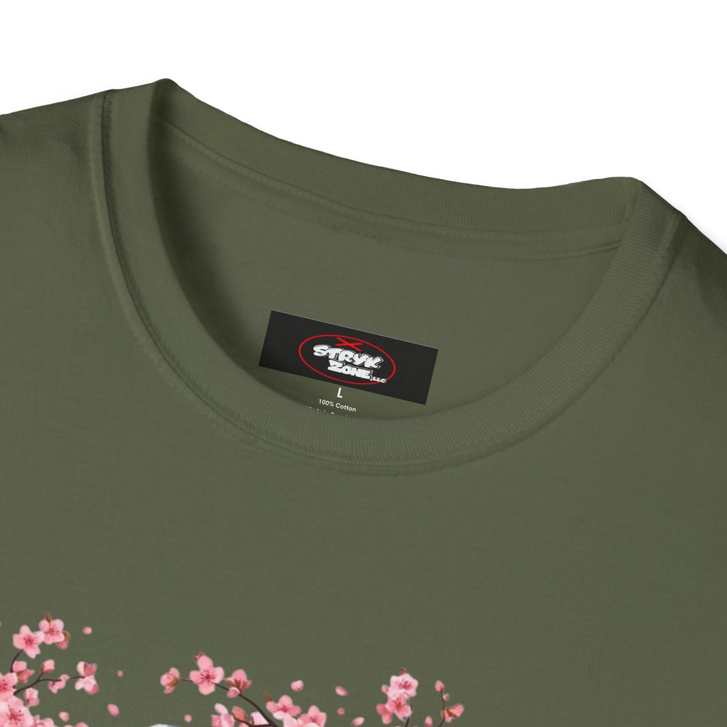 Japan Flag Scenic T-Shirt — Mount Fuji, Cherry Blossoms & Traditional Icons