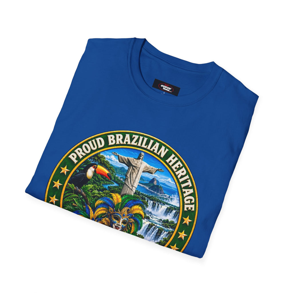Brazil Heritage T-Shirt — Proud Brazilian Heritage Graphic Tee