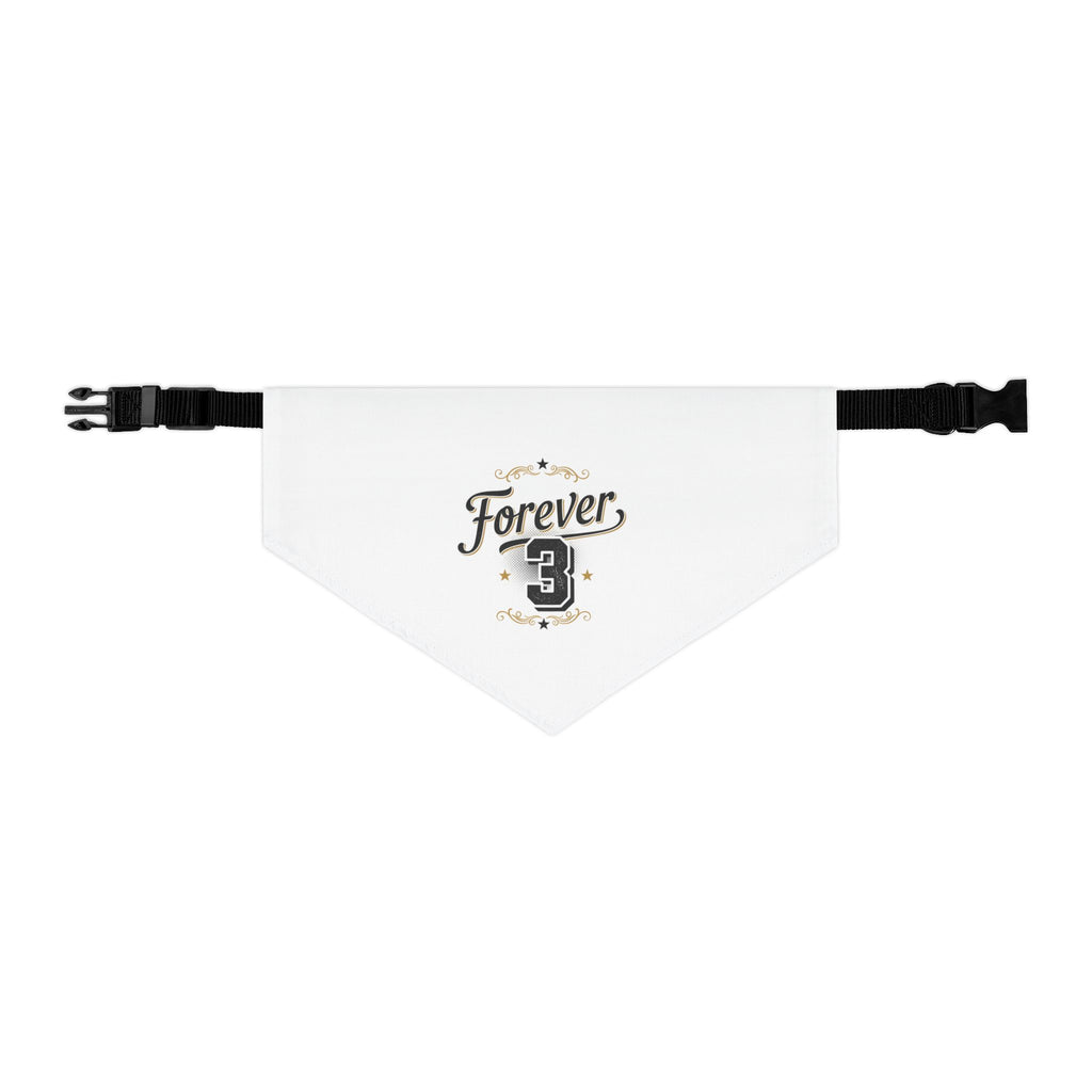 Pet Bandana — "Forever 3" Funny Dog Bandana (Forever 21 Parody)