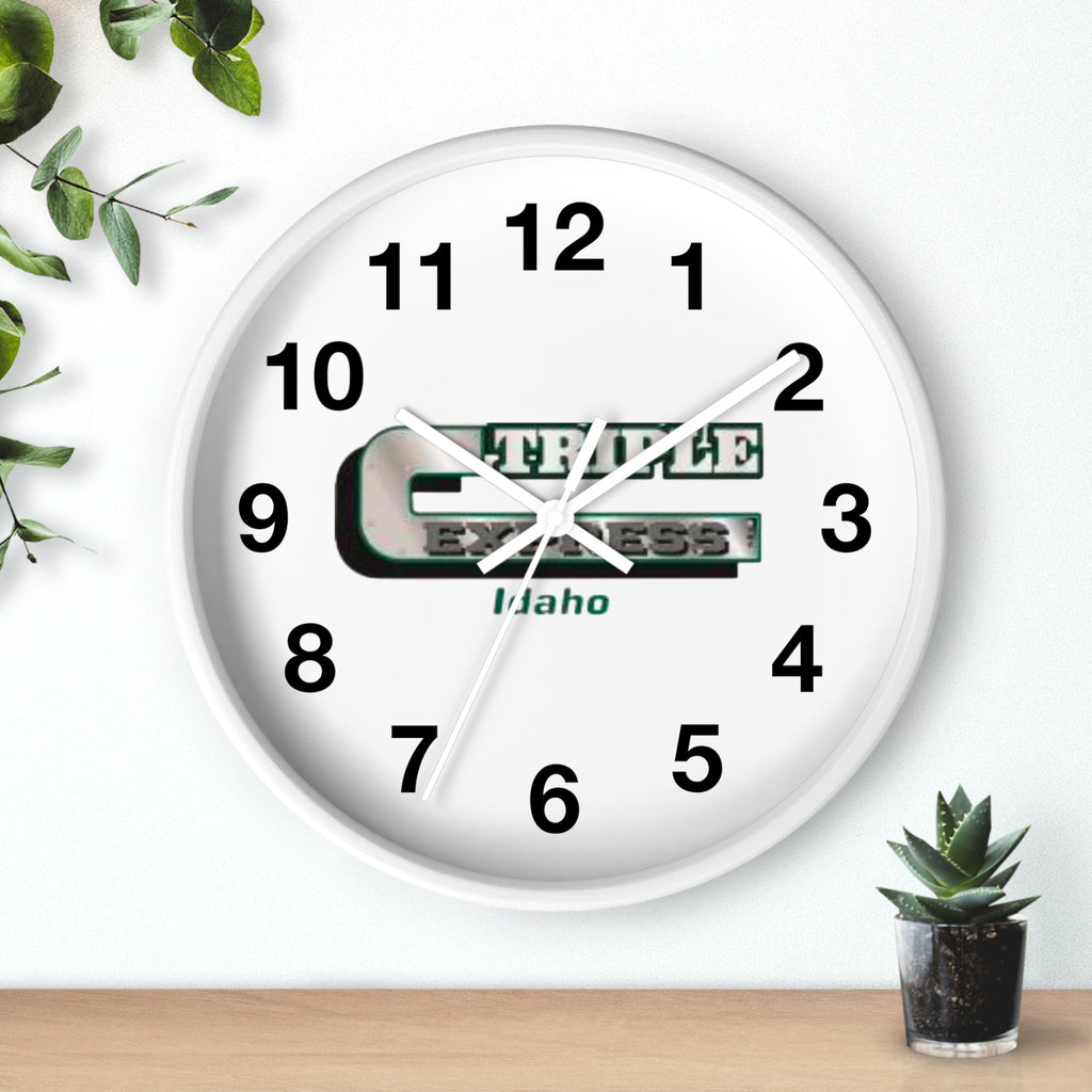 Wall Clock — Granite Express Idaho Logo Clock