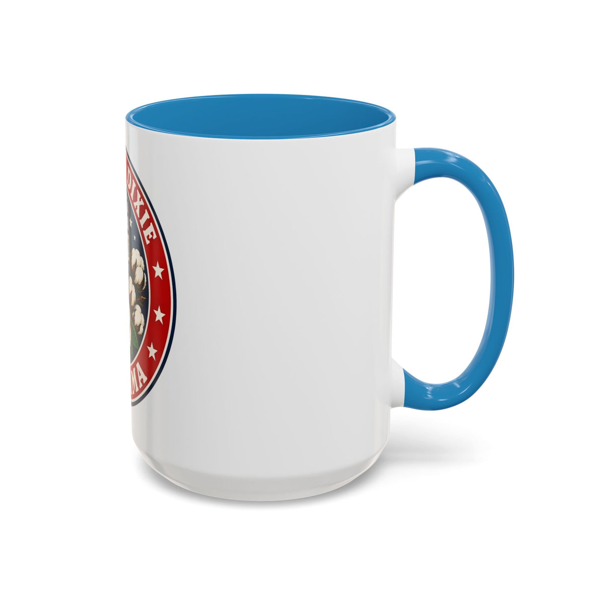 Alabama 'Heart of Dixie' Accent Coffee Mug — Magnolia & Yellowhammer State Pride