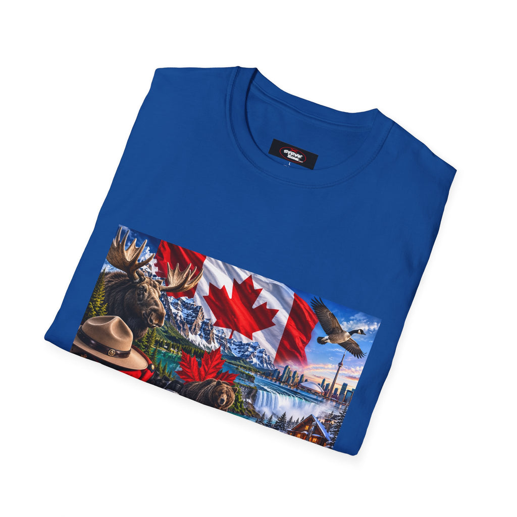 Canada Pride T-Shirt – Maple Leaf Landscape Graphic Tee