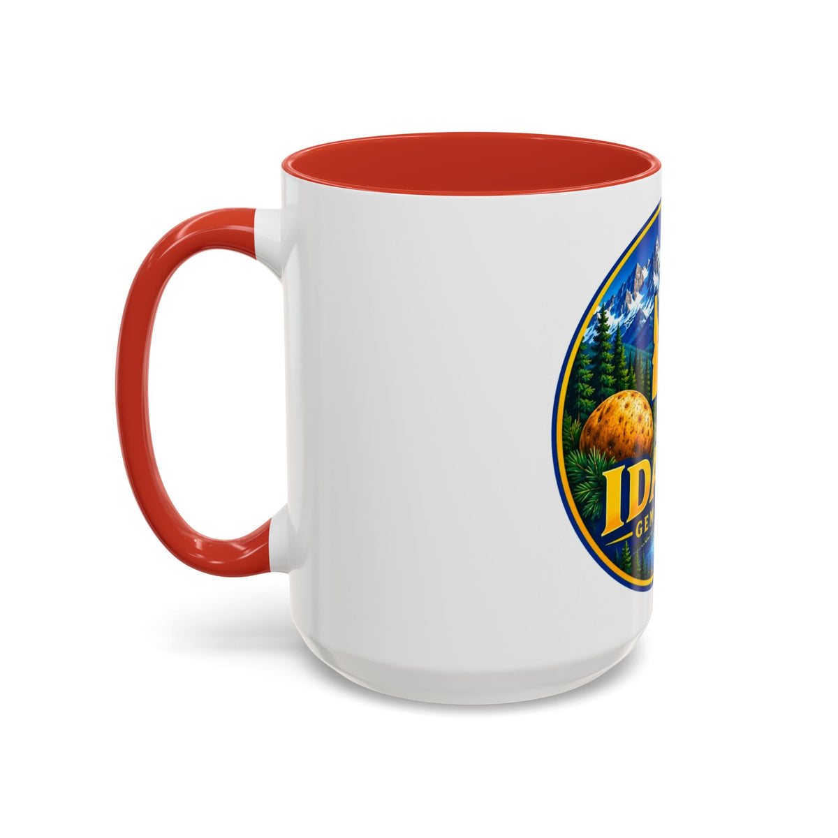 Idaho Gem State Coffee Mug — Mountain, Elk & Potato Travel Souvenir (11/15oz)