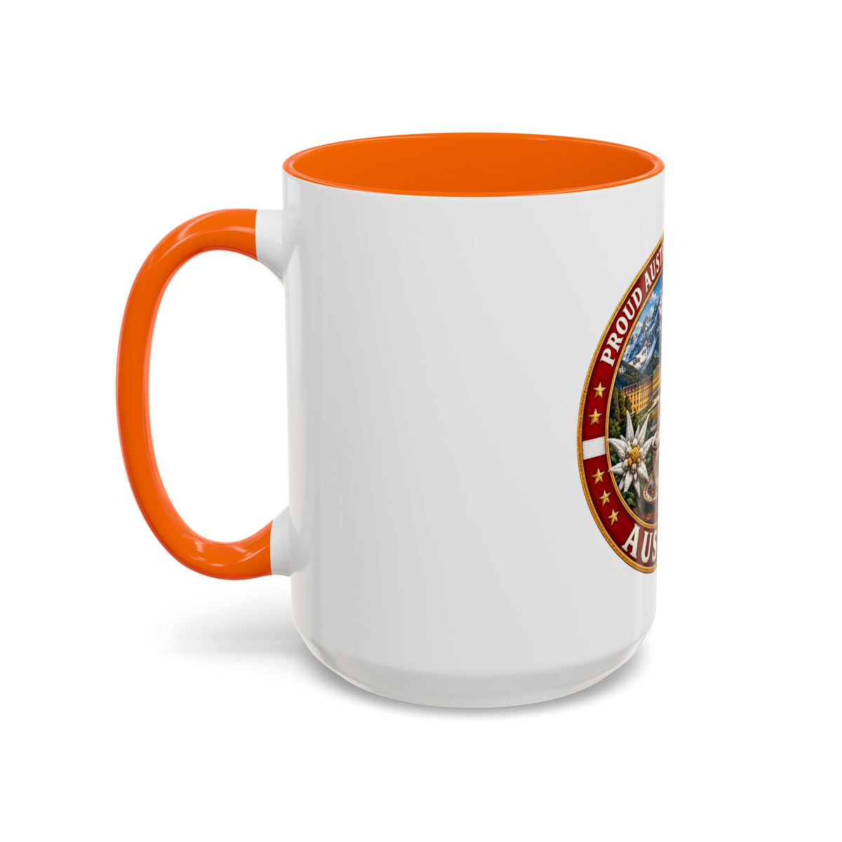 Austria Heritage Coffee Mug — Proud Austrian Heritage Accent Mug (11/15oz)