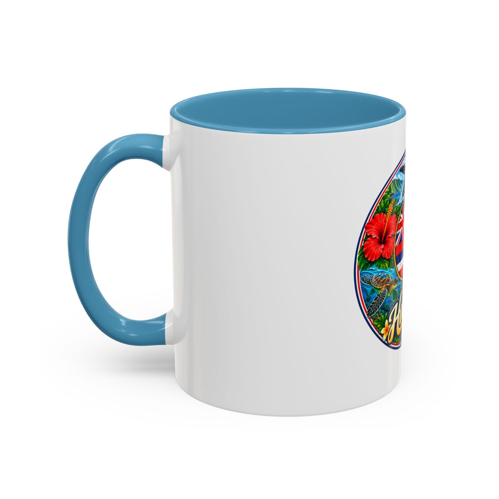 Hawaii Scenic Accent Coffee Mug - Island Seal Design (11/15 oz)