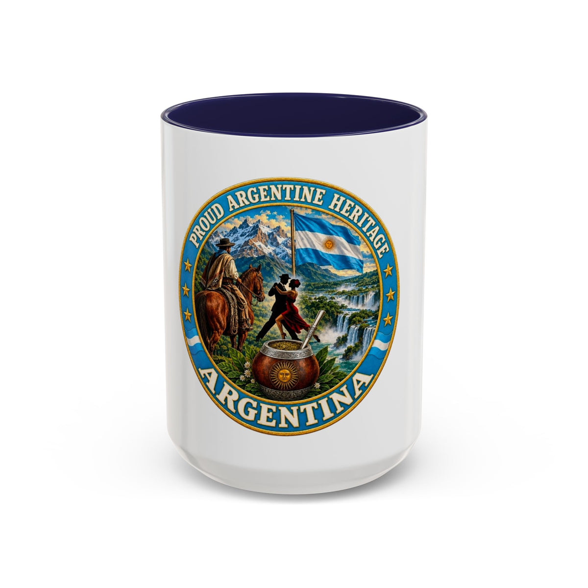 Argentina Heritage Coffee Mug — Proud Argentine Heritage Design (11/15oz)
