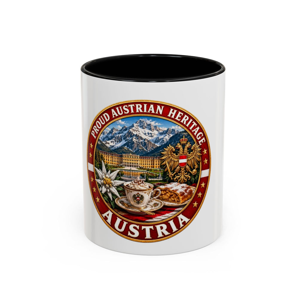 Austria Heritage Coffee Mug — Proud Austrian Heritage Accent Mug (11/15oz)