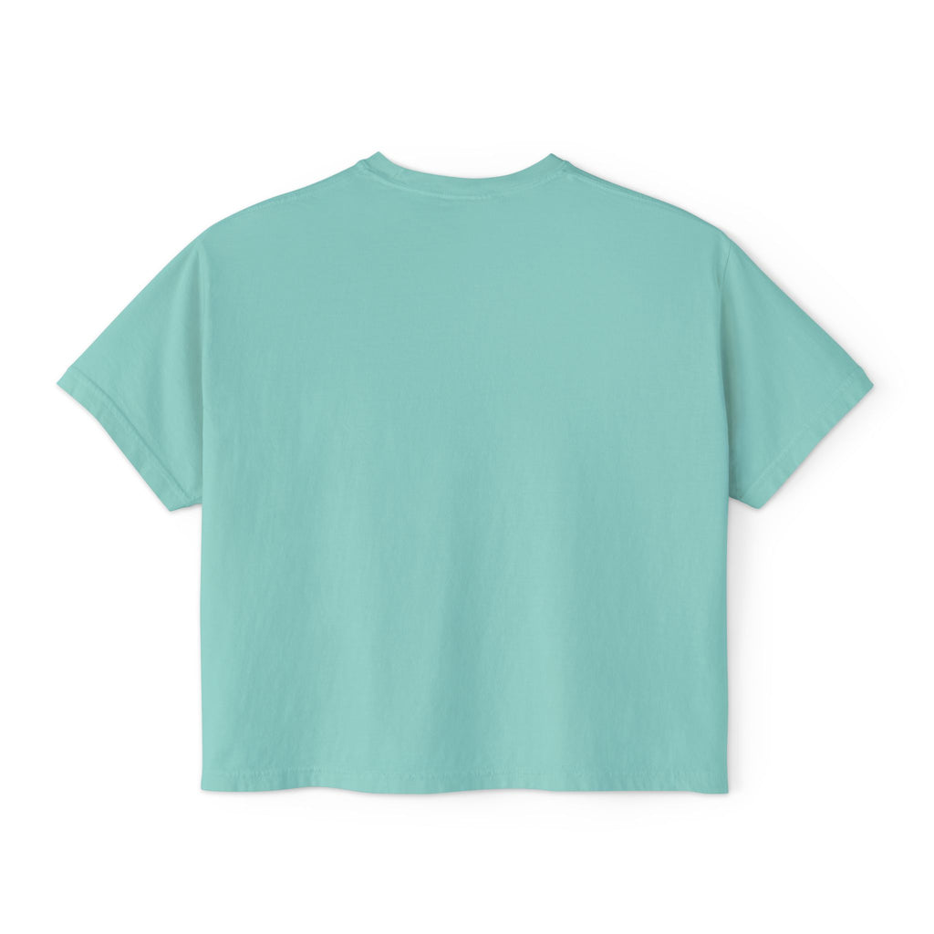 Cute Bulldog Hearts Boxy Tee