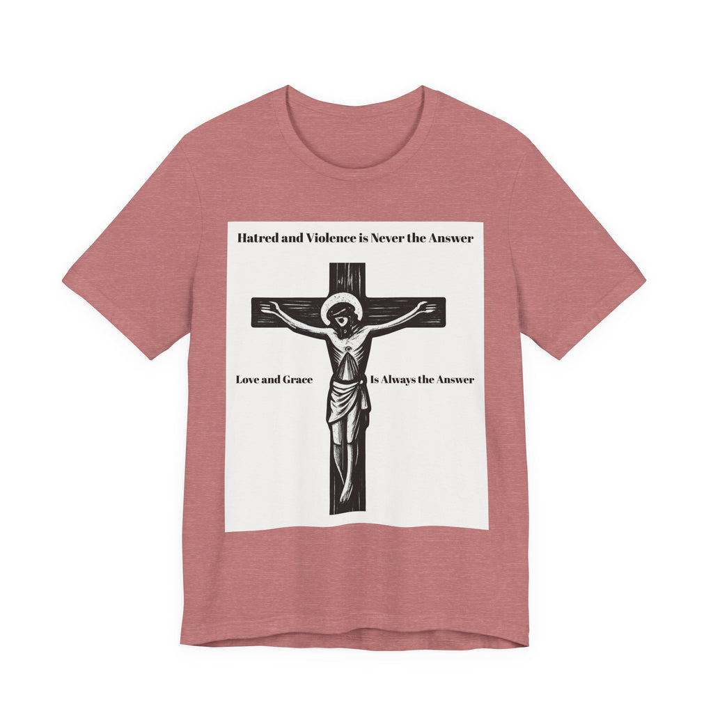Christian faith T-shirt with Jesus crucifix graphic