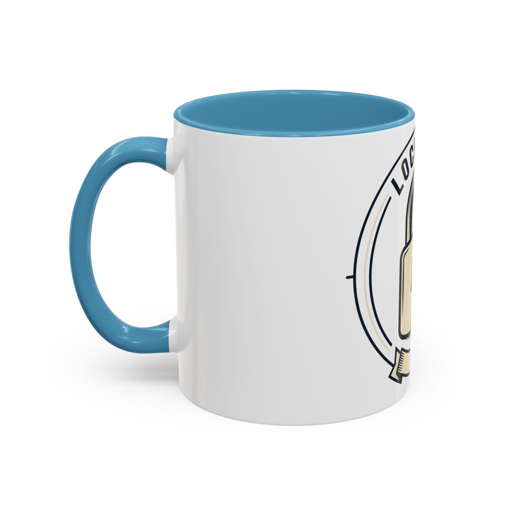 Locked In Accent Coffee Mug — 'Locked In' Motivational Coffee Cup (11/15oz)