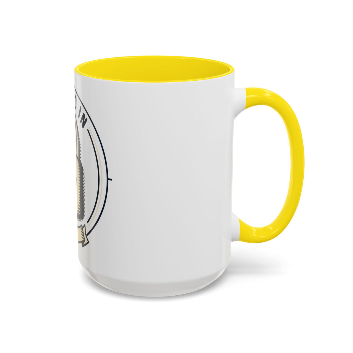 Locked In Accent Coffee Mug — 'Locked In' Motivational Coffee Cup (11/15oz)