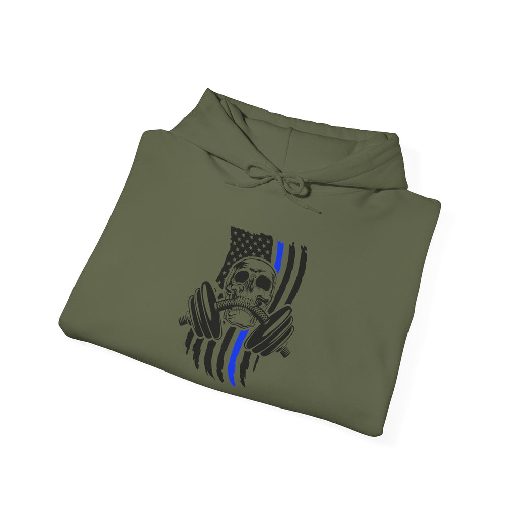 Charged Skull Stripes Hoodie